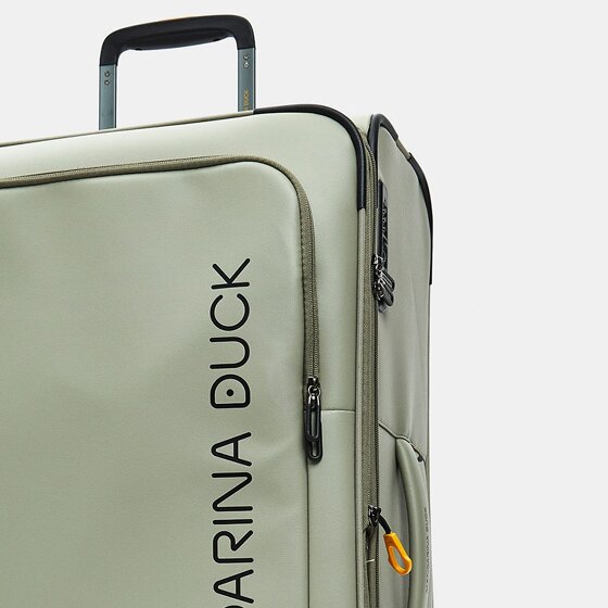 Mandarina Duck Eco Coated 4 ruedas Carrito L 78 cm con pliegue de expansión