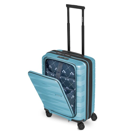 Bergpfeil Travel 4 ruedas Carro de la cabina 55 cm Compartimento para el portátil con pliegue de expansión