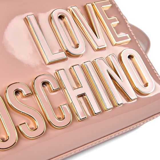 Love Moschino Enameled Logo Bolsa de hombro 20 cm