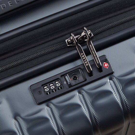 Delsey Paris Longitude 4 ruedas Carro de la cabina 55 cm con pliegue de expansión