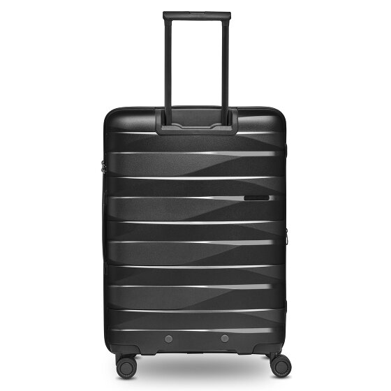 Bergpfeil Trolley de viaje de 4 ruedas M 66 cm con pliegue de expansión