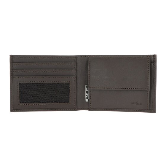 oxmox Leather Cartera Bloqueo RFID Piel natural 11 cm
