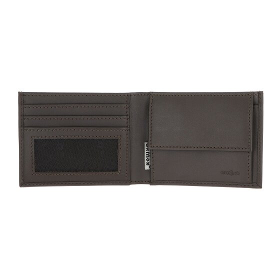 oxmox Leather Cartera Bloqueo RFID Piel natural 11 cm