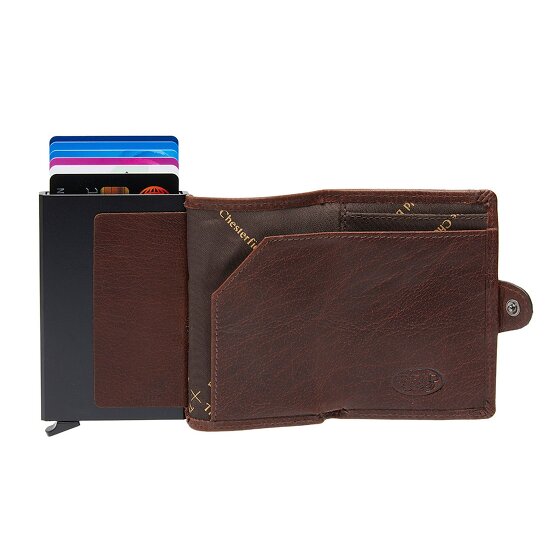 The Chesterfield Brand Albury Estuche para tarjetas de crédito Protección RFID Piel 7 cm