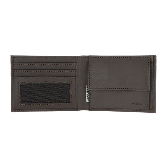 oxmox Leather Cartera Bloqueo RFID Piel natural 11 cm