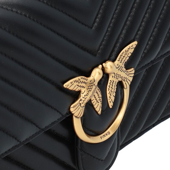 PINKO Love One Bolsa de hombro Piel 26.5 cm