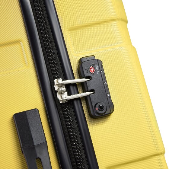 Delsey Paris x United Colors of Benetton Now Juego de maletas rígidas de 4 ruedas de 3 piezas con pliegue extensible