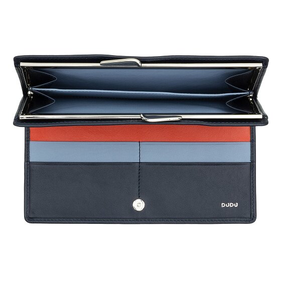 DuDu Cartera Protección RFID Piel 19.5 cm