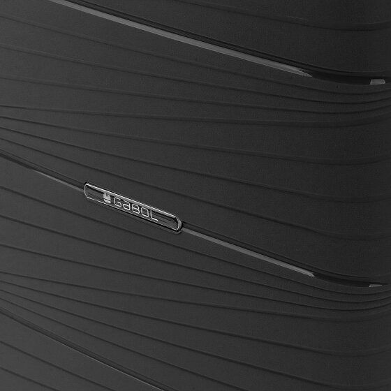 Gabol Kiba 4 ruedas Juego de maletas 3 piezas con pliegue de expansión