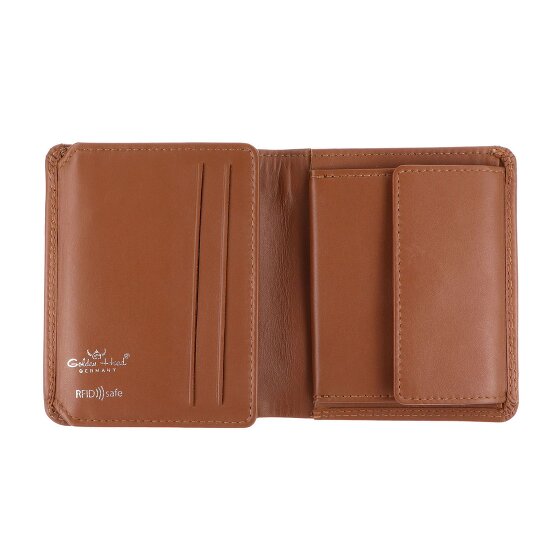 Golden Head Polo Cartera Bloqueo RFID Piel natural 8.5 cm
