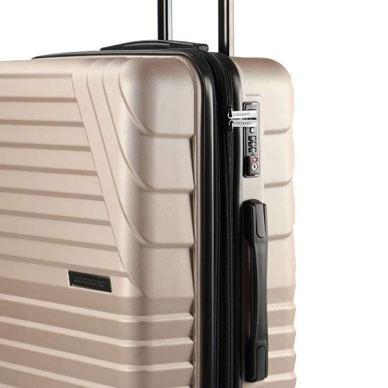 Cocoono Larnaka 4 ruedas Juego de maletas 3 piezas con pliegue de expansión