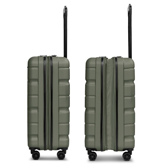 Franky Munich 4.0 4 ruedas Carro de la cabina S 53 cm con pliegue de expansión