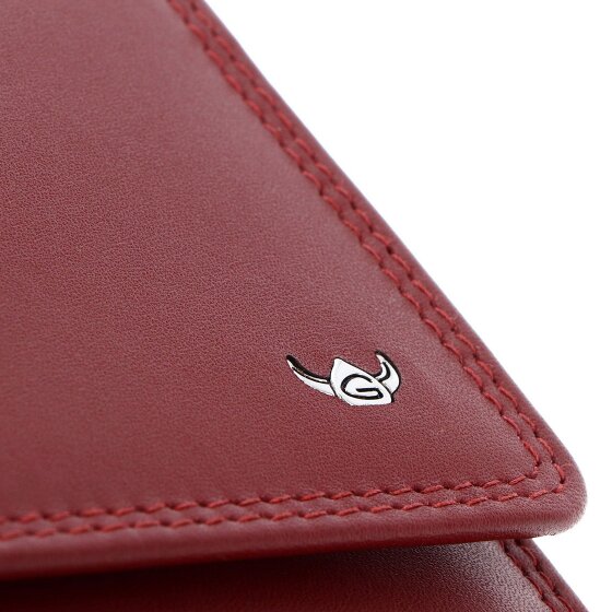 Golden Head Polo Cartera Bloqueo RFID Piel natural 14 cm