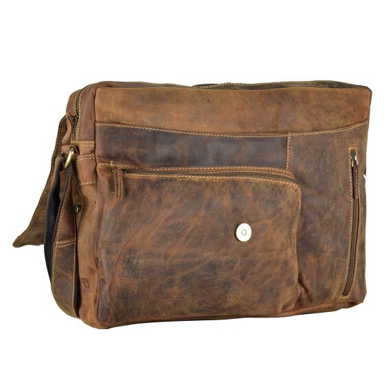 Greenburry Vintage Revolver Bolso Bandolera Piel 40 cm