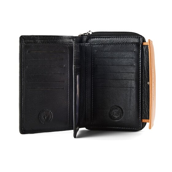 Greenburry Nappa Cartera Protección RFID Piel 14 cm
