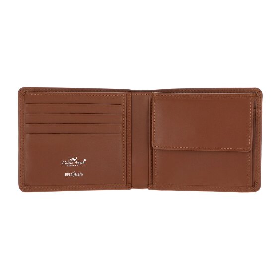 Golden Head Polo Billetera de cuero RFID 11 cm