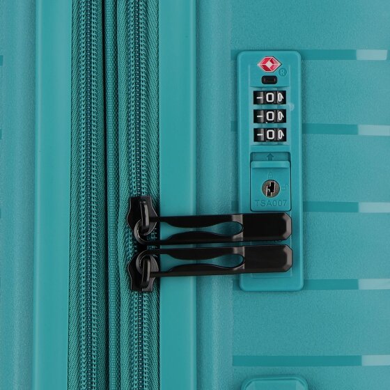 d&n Travel Line 4500 4 ruedas Juego de maletas 3 piezas con pliegue de expansión