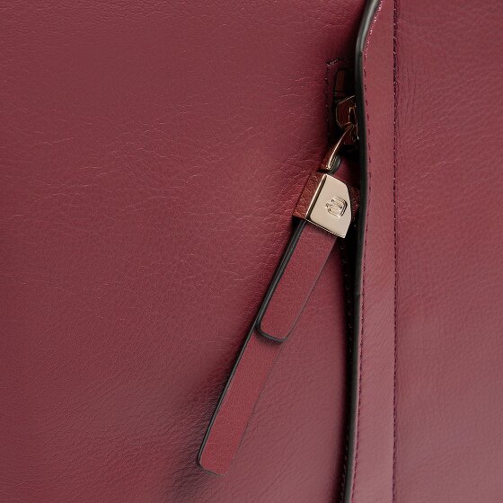 Piquadro Maletín circular de piel 43 cm Compartimento para el portátil