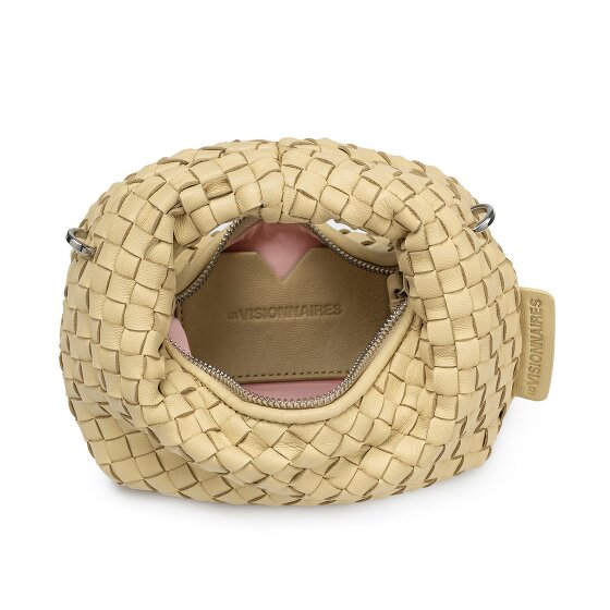 LES VISIONNAIRES Greta Micro weave Bolso Piel 20 cm