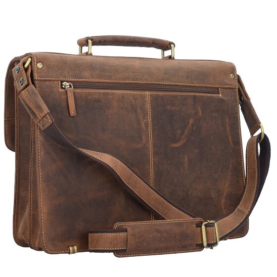 Greenburry Maletín Vintage Piel 40 cm
