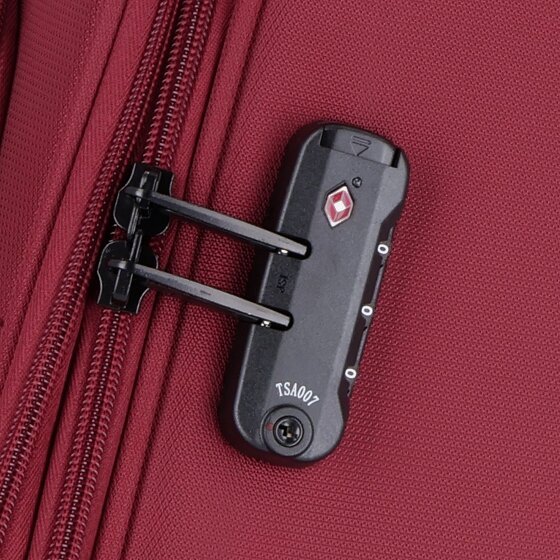 d&n Travel Line 9704 4 ruedas Carrito M 68 cm con pliegue de expansión