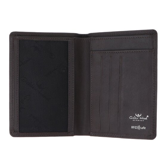 Golden Head Estuche para tarjetas de identidad Polo RFID Cuero 9 cm