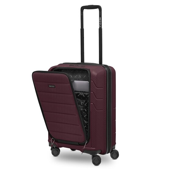 Redolz Trolley de cabina Essentials 17 de 4 ruedas Compartimento para portátil con bolsillo blando de 55 cm