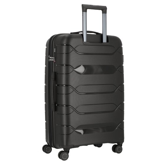 Polestream Strz by Asteroid 4 ruedas Carrito L 74 cm con pliegue de expansión