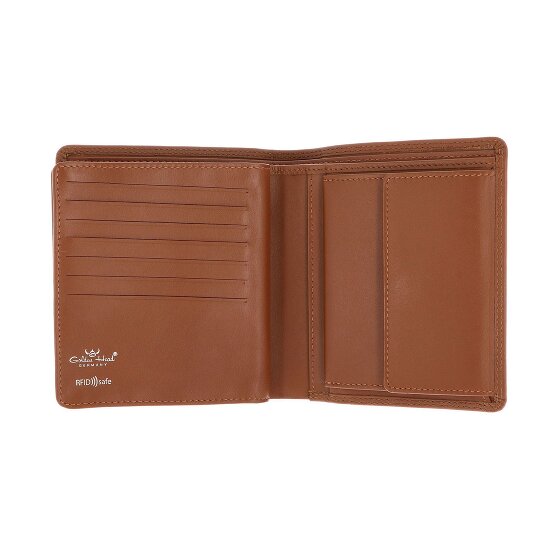 Golden Head Polo Cartera Bloqueo RFID Piel natural 13 cm