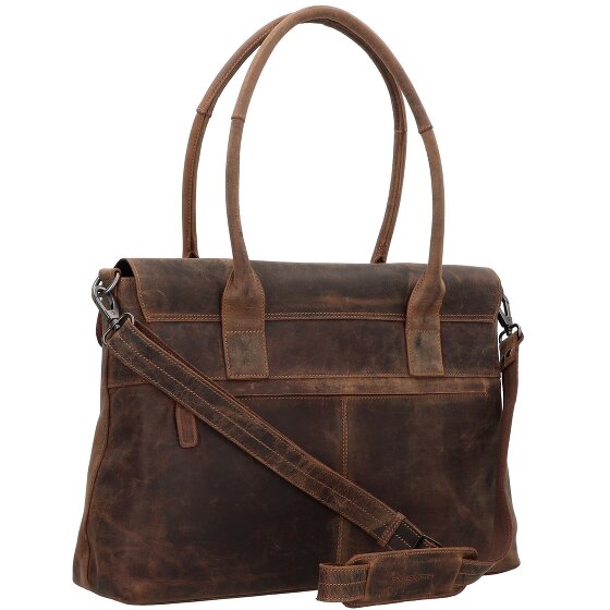 Plevier Retro Lamarr Bolsa de hombro Piel 45 cm Compartimento para el portátil