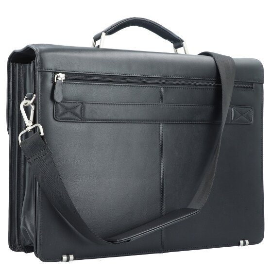 Esquire Maletín Oxford de piel 42 cm