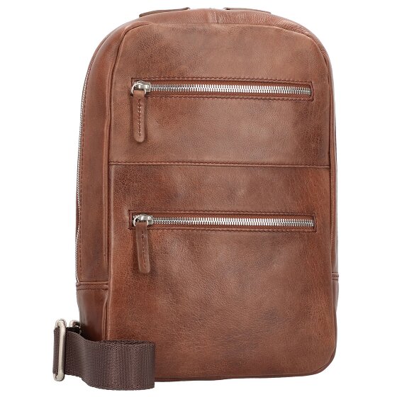 Leonhard Heyden Amsterdam Bolso de hombro de cuero 30 cm