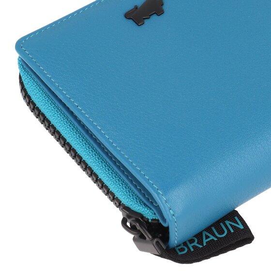 Braun Büffel Capri Cartera Protección RFID Piel 11 cm
