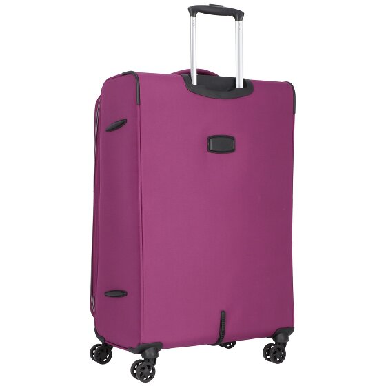 d&n Travel Line 9204 4 ruedas Carrito L 76 cm con pliegue de expansión