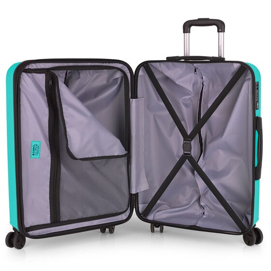 Gabol Juego 3 Juego de maletas de 4 ruedas 3pcs.