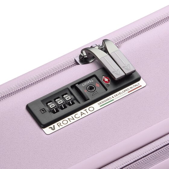 Roncato Trolley de cabina Florence de 4 ruedas y 55 cm con compartimento plegable para portátil