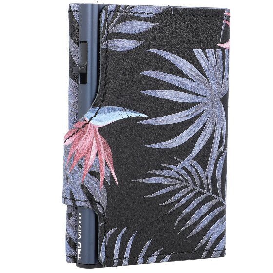 Tru Virtu Funda para tarjetas de crédito Click & Slide RFID Piel 6,5 cm