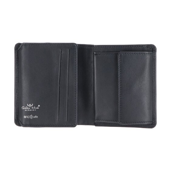 Golden Head Polo Cartera Bloqueo RFID Piel natural 10 cm