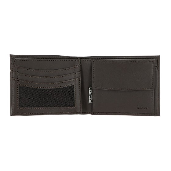 oxmox Leather Cartera Bloqueo RFID Piel natural 10 cm