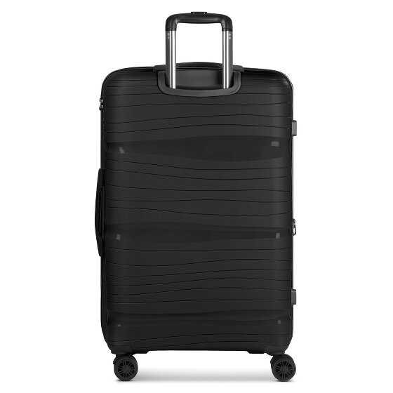 d&n Travel Line 4300-Plus 4 ruedas Carrito L 76 cm con pliegue de expansión