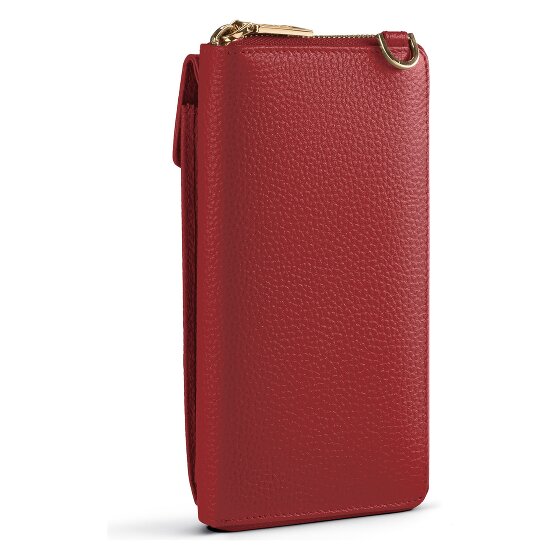 Lazarotti Bologna Cartera de piel con cremallera Funda para teléfono móvil Piel 19 cm