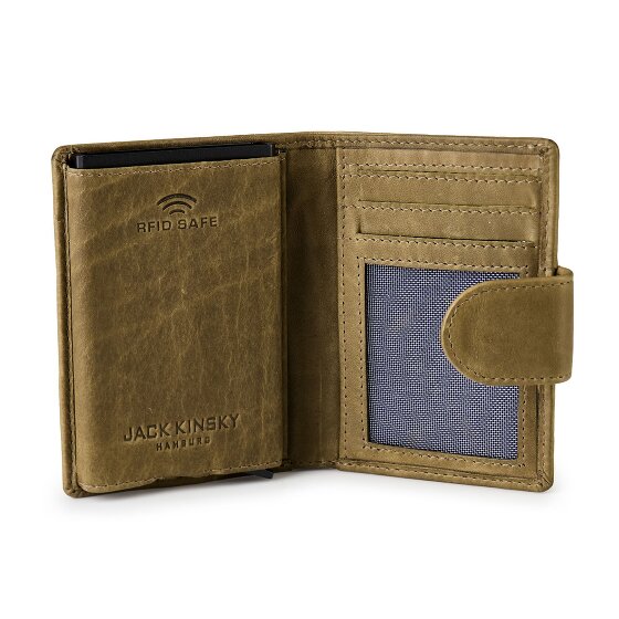 Jack Kinsky Aruba Cartera Protección RFID Piel 7.5 cm