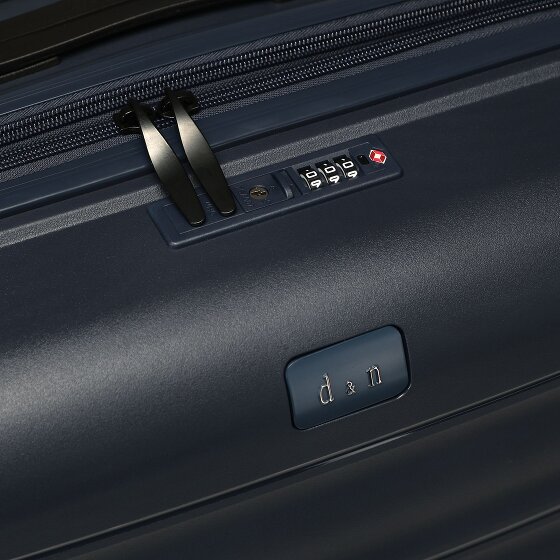 d&n Travel Line 4700 4 ruedas Juego de maletas 3 piezas con pliegue de expansión