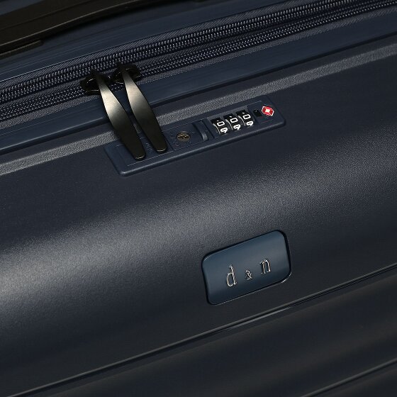 d&n Travel Line 4700 4 ruedas Juego de maletas 3 piezas con pliegue de expansión