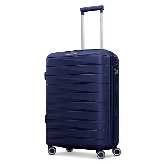 Franky London 4 ruedas Carrito M 65 cm con pliegue de expansión