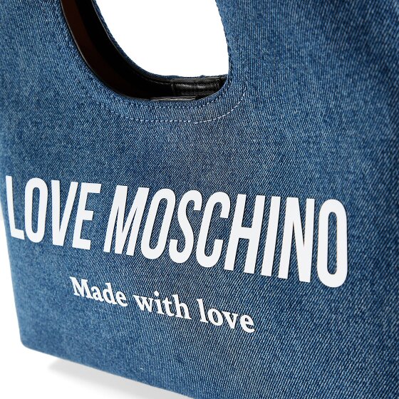 Love Moschino Denim Signature Love Bolsa de hombro 34 cm