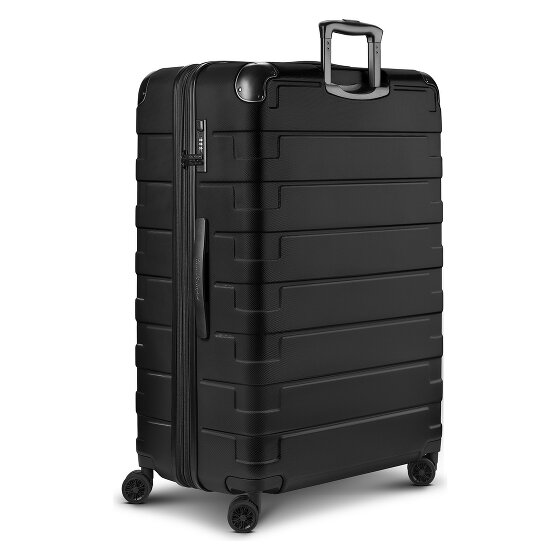 Tonino Lamborghini Trolley Milano de 4 ruedas XL 83 cm tamaño especial con pliegue extensible