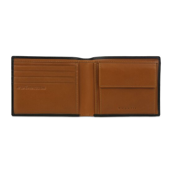 bugatti Roccia Cartera Protección RFID Piel 11 cm