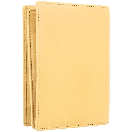 Greenland Nature Funda de color suave para pasaporte de cuero RFID 12 cm