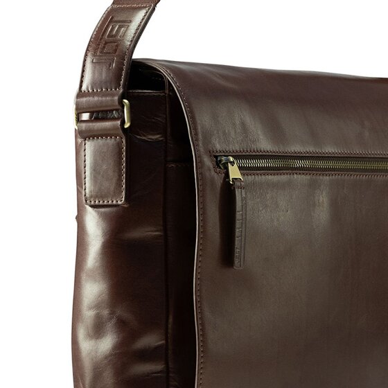 Jost Skagen Maletín Mensajero Piel 38 cm Compartimento para el portátil
